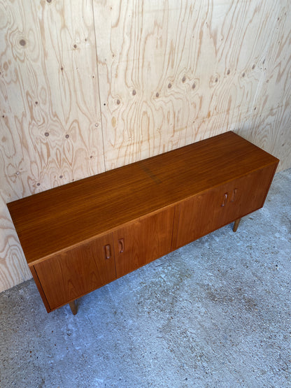 Retro Vintage Sideboard by British makers GPlan on Wooden Tapered Legs