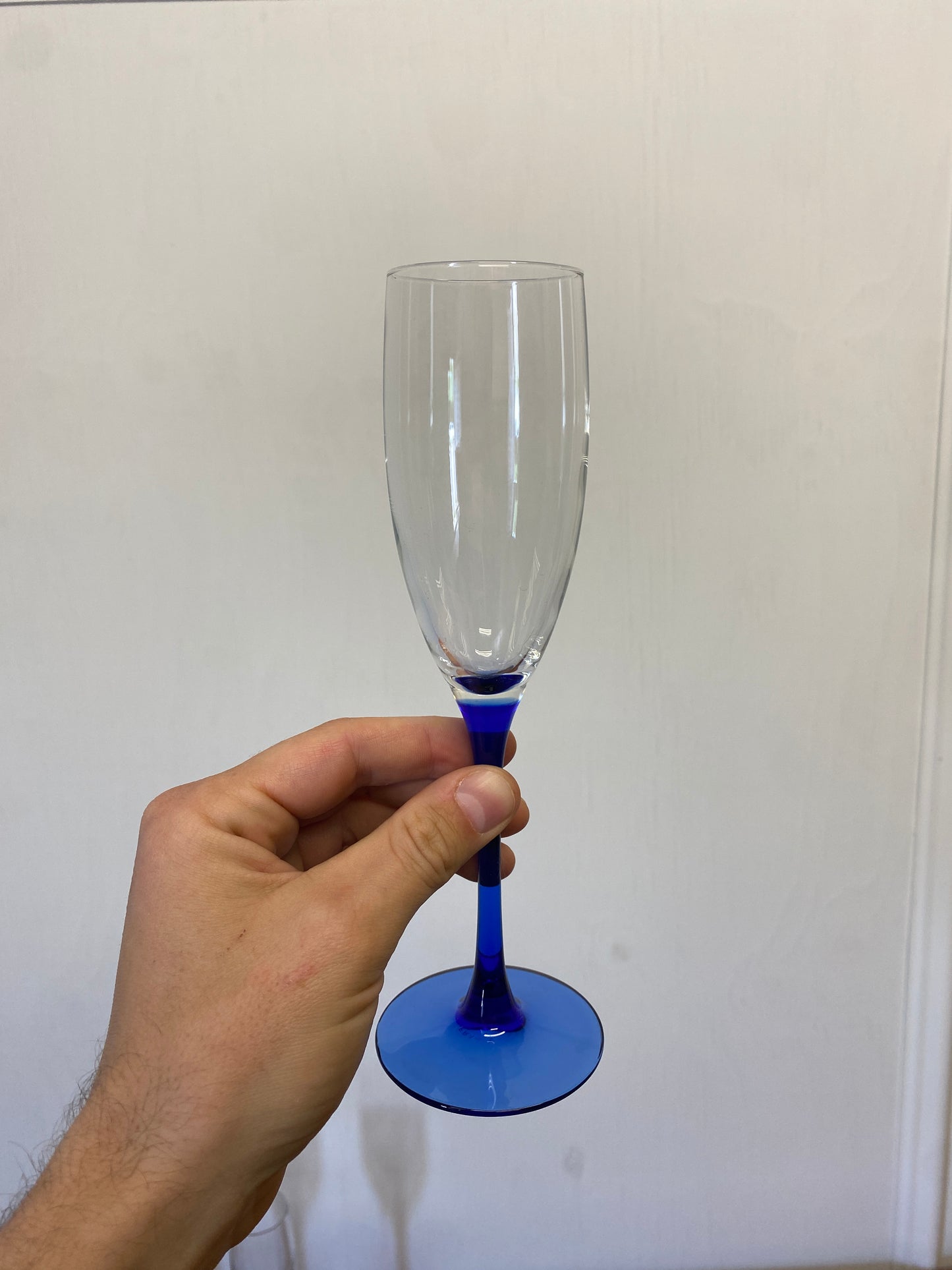 Navy Luminarc Flutes x 4