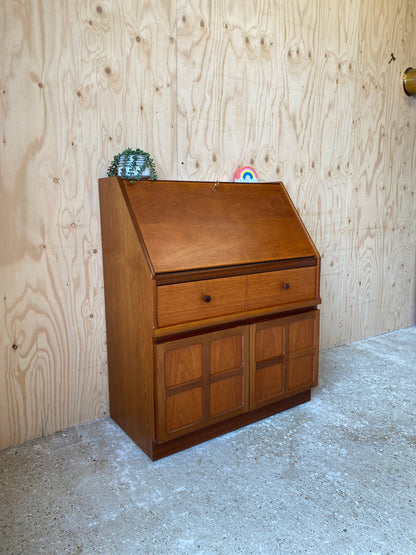 Retro Vintage Mid Century Bureau by British makers Nathan