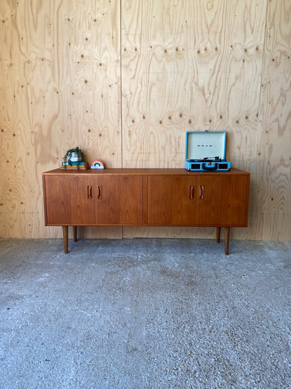 Retro Vintage Sideboard by British makers GPlan on Wooden Tapered Legs