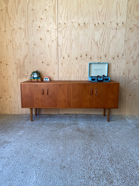 Retro Vintage Sideboard by British makers GPlan on Wooden Tapered Legs