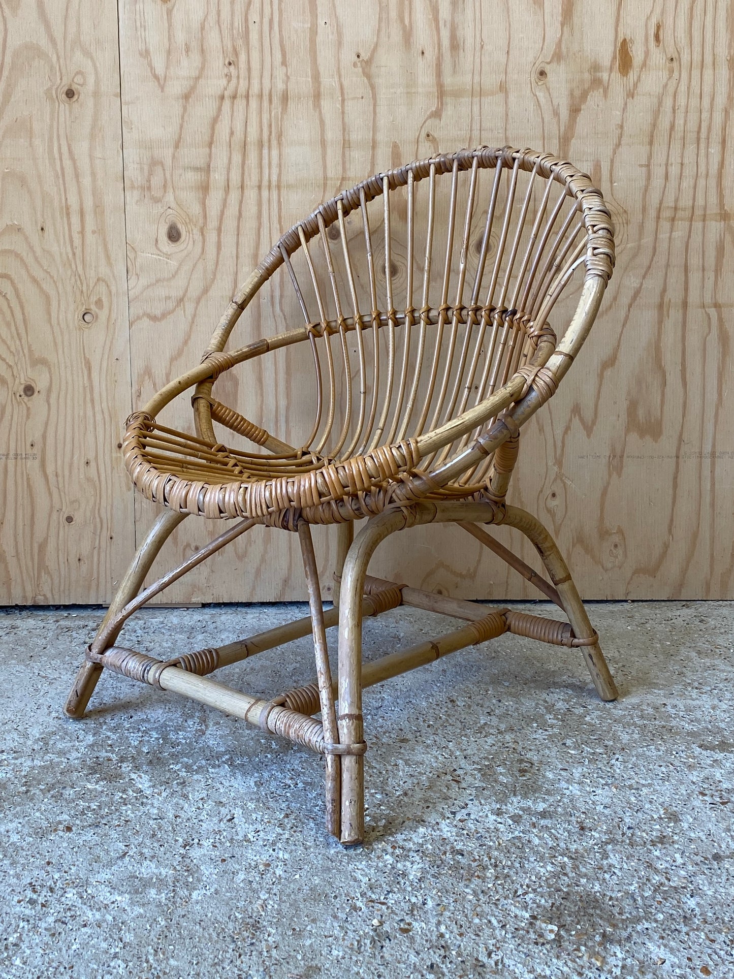 Vintage Bamboo Chair