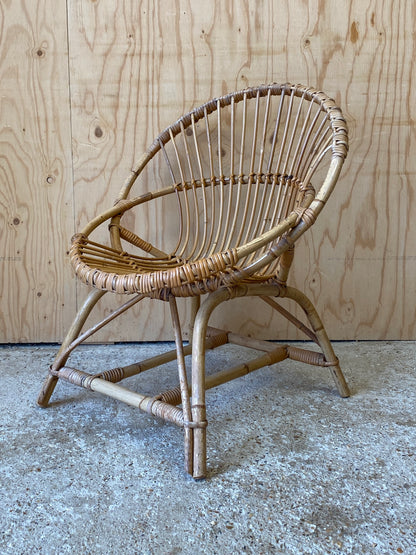 Vintage Bamboo Chair