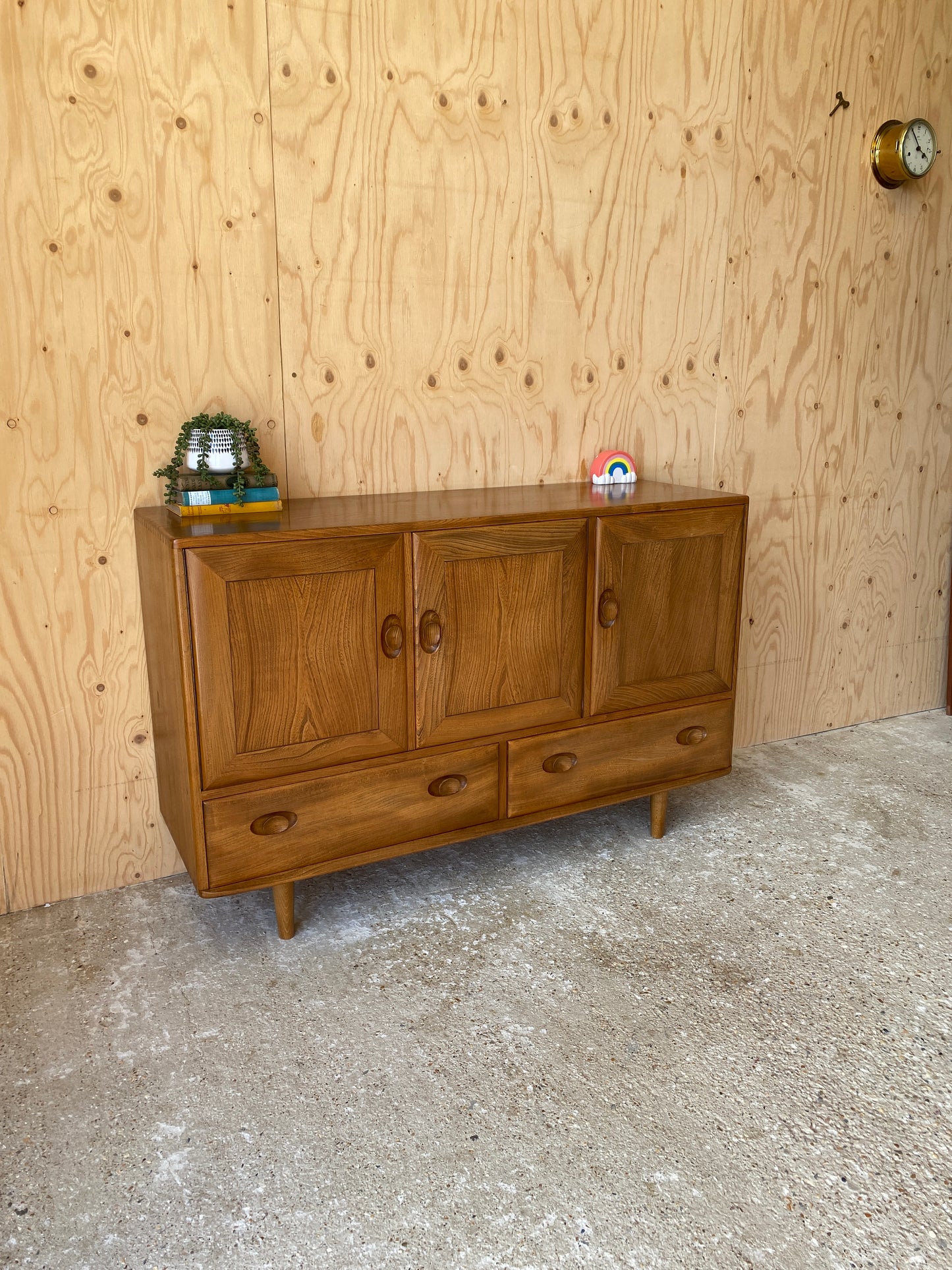 Vintage Mid Century Sideboard by British makers Ercol