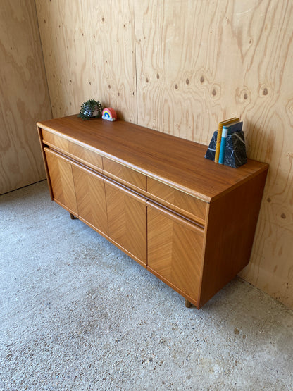 Vintage GPlan Chevron Sideboard