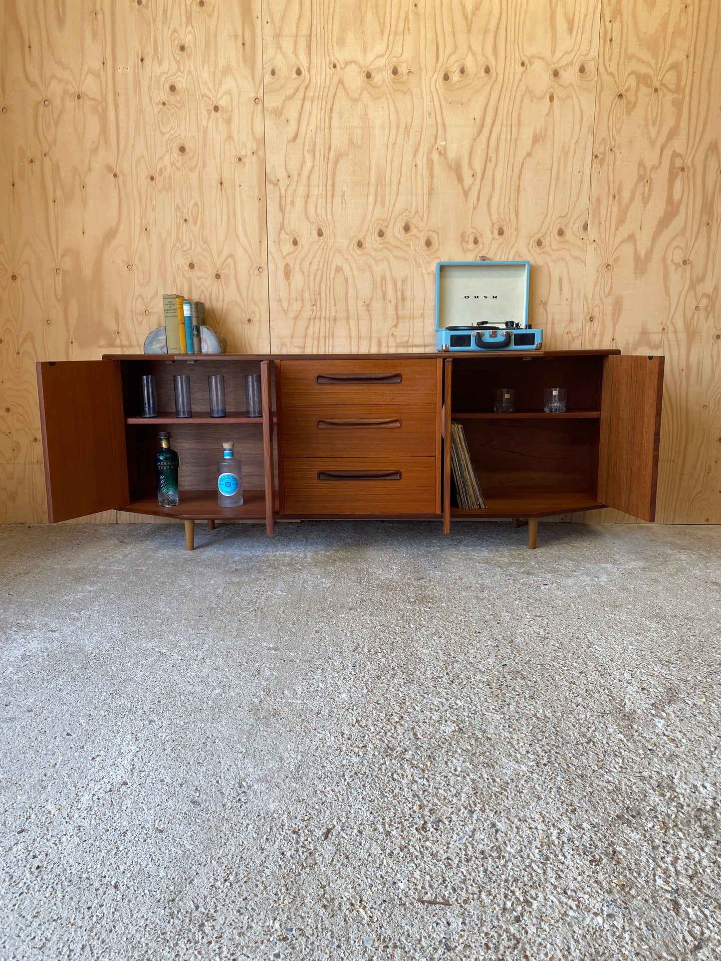 Vintage GPlan Hex Sideboard