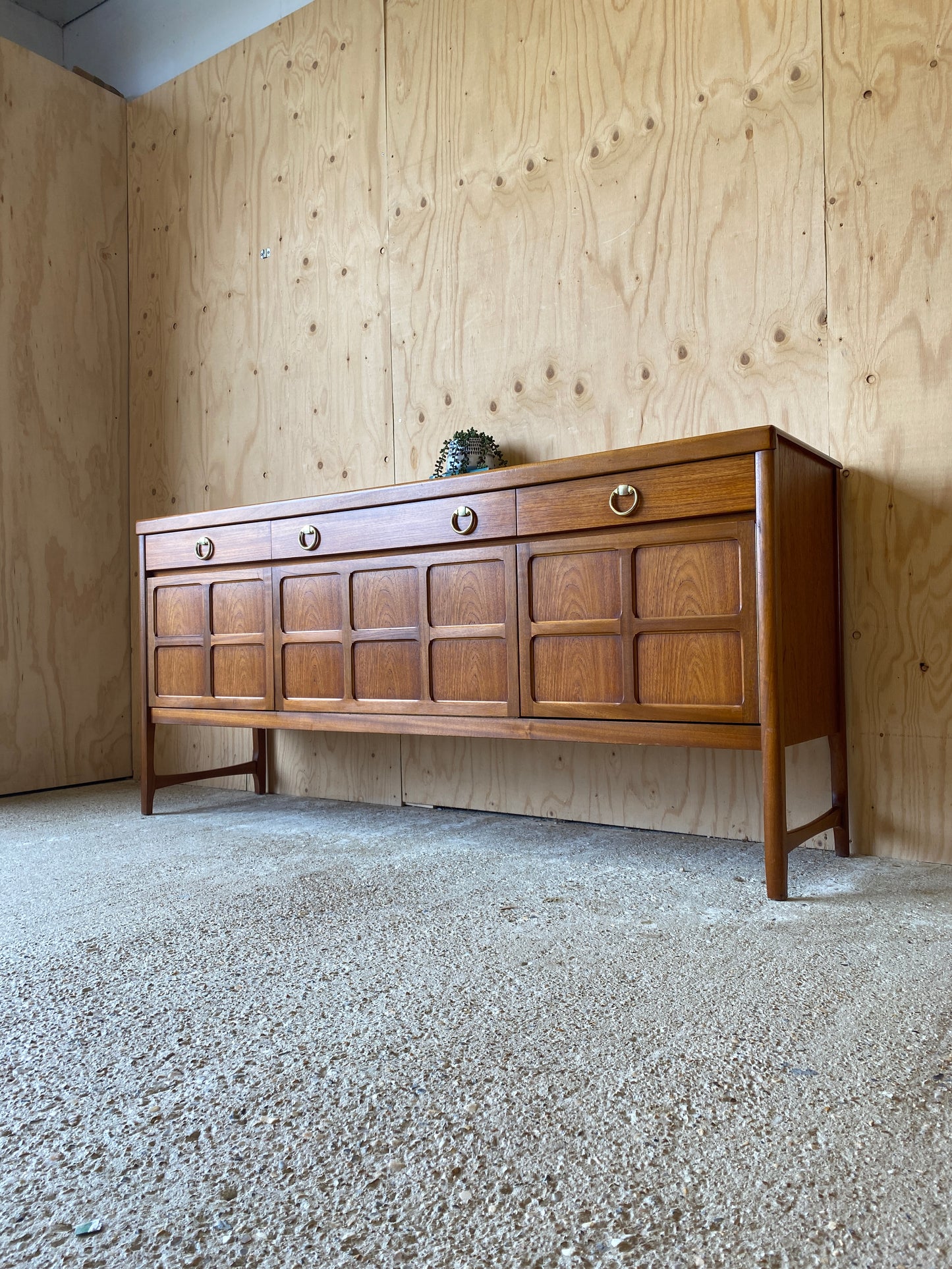 Mid Century Nathan Squares Sideboard