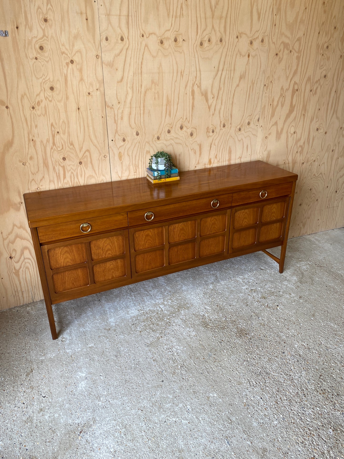 Mid Century Nathan Squares Sideboard