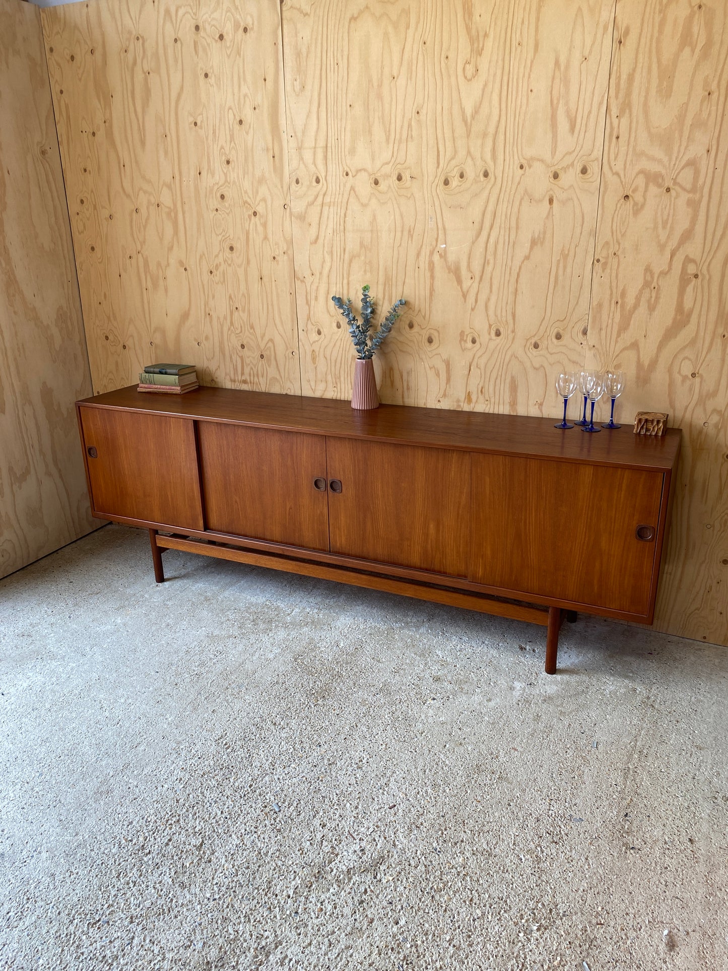 Vintage Danish Style Sideboard