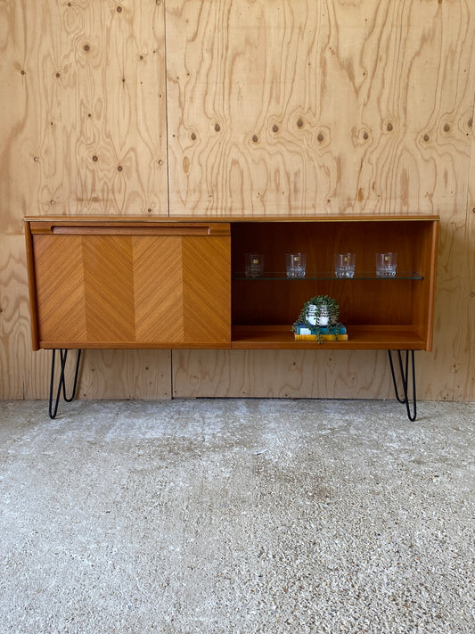 Vintage GPlan Chevron Sideboard