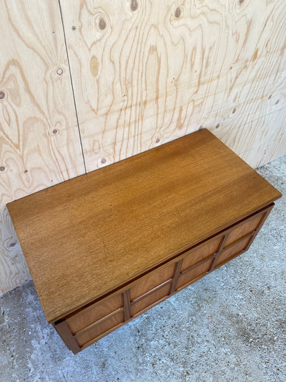 Mid Century Retro Vintage Nathan Sideboard on Wooden Tapered Legs