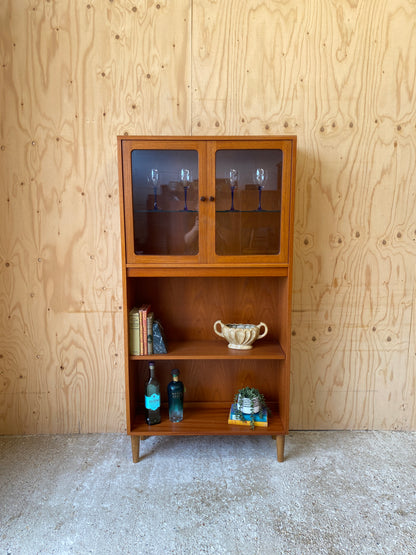 Mid Century GPlan Fresco Glass Door Cabinet