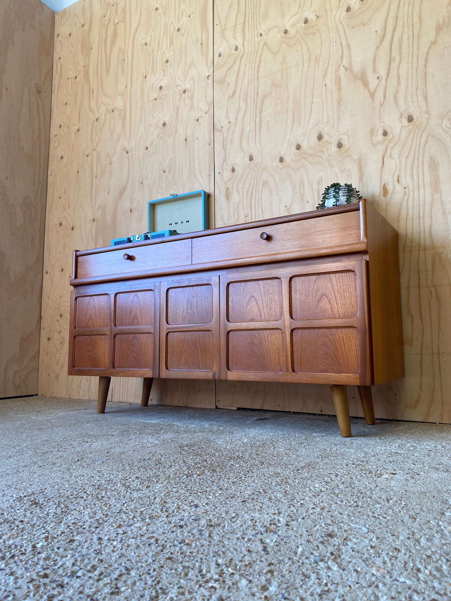 Retro Vintage Mid Century Sideboard by British makers Nathan