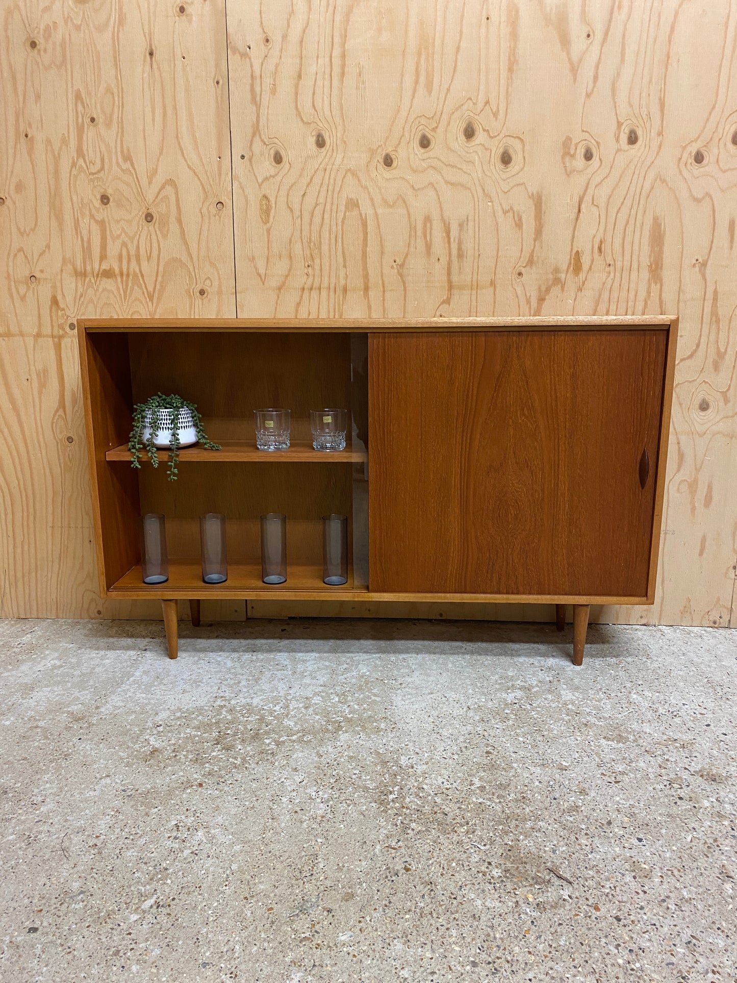 Vintage Glazed Sideboard by Herbert E Gibbs