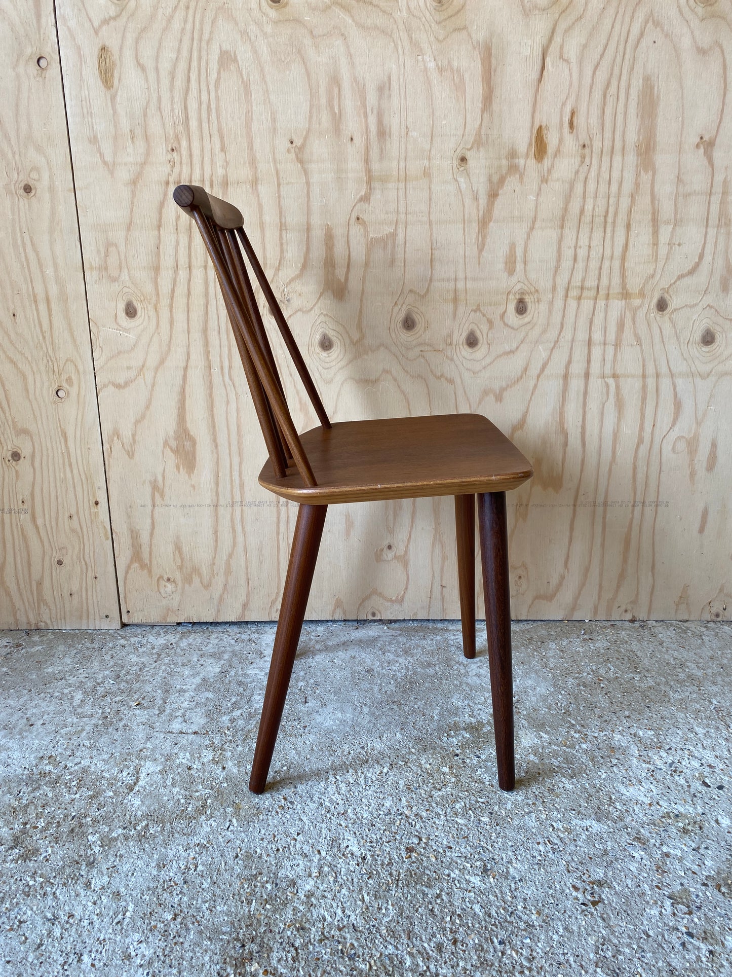 Danish J77 Chair Designed by Folke Pålsson for Domino Mobler