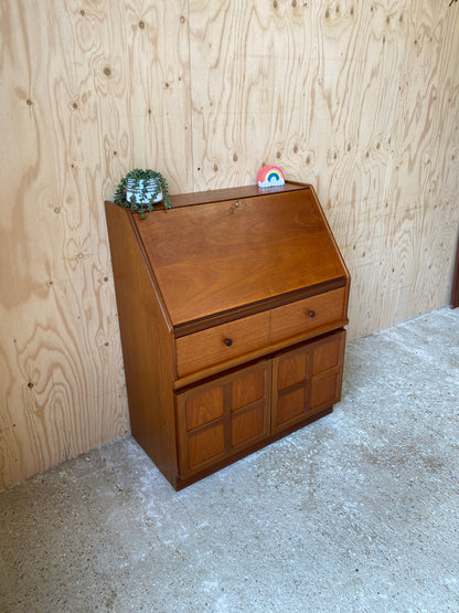 Retro Vintage Mid Century Bureau by British makers Nathan