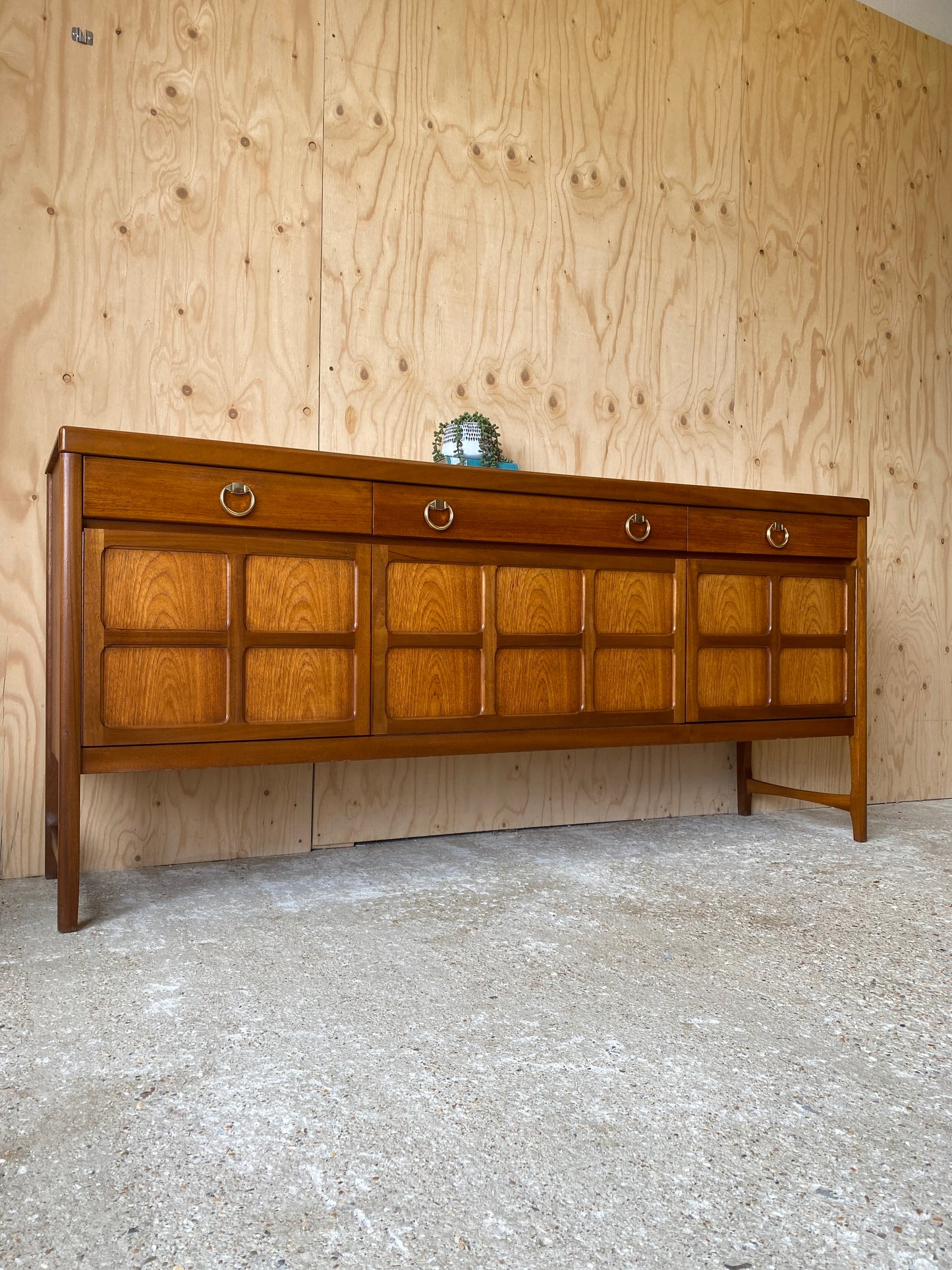 Mid Century Nathan Squares Sideboard