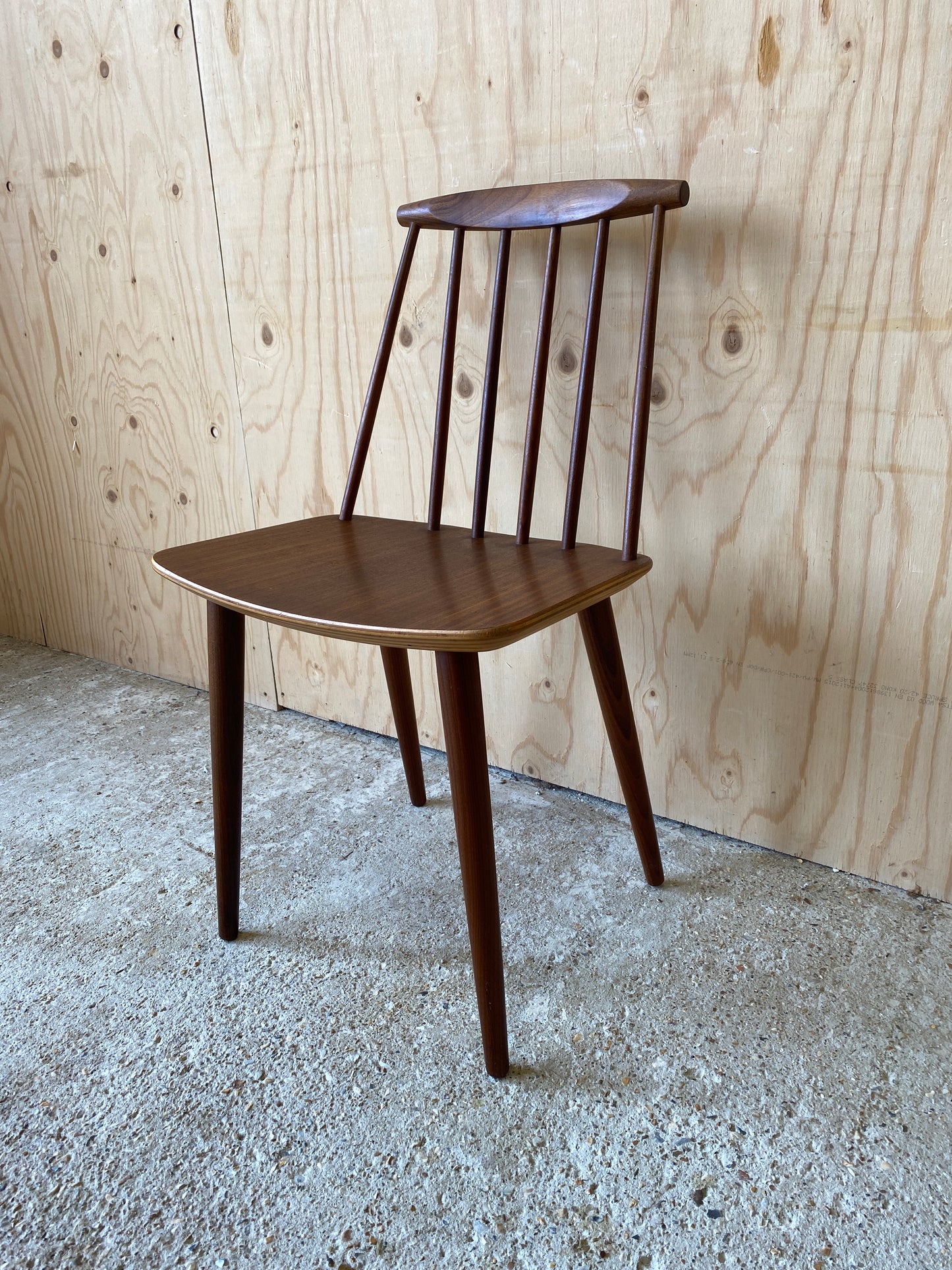 Danish J77 Chair Designed by Folke Pålsson for Domino Mobler