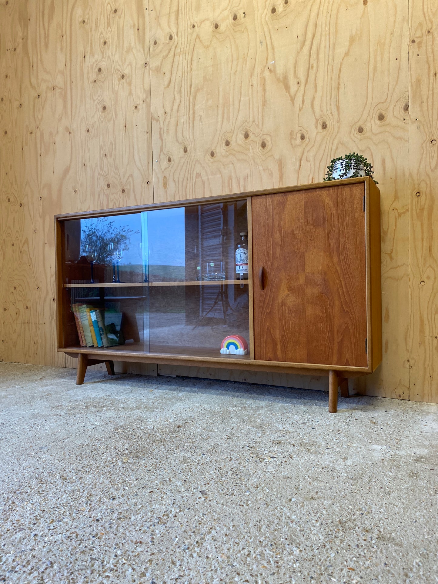 Vintage Glazed Cabinet by Herbert E Gibbs