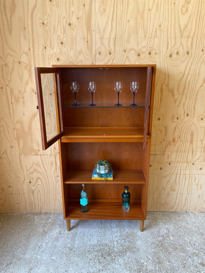 Mid Century GPlan Fresco Glass Door Cabinet