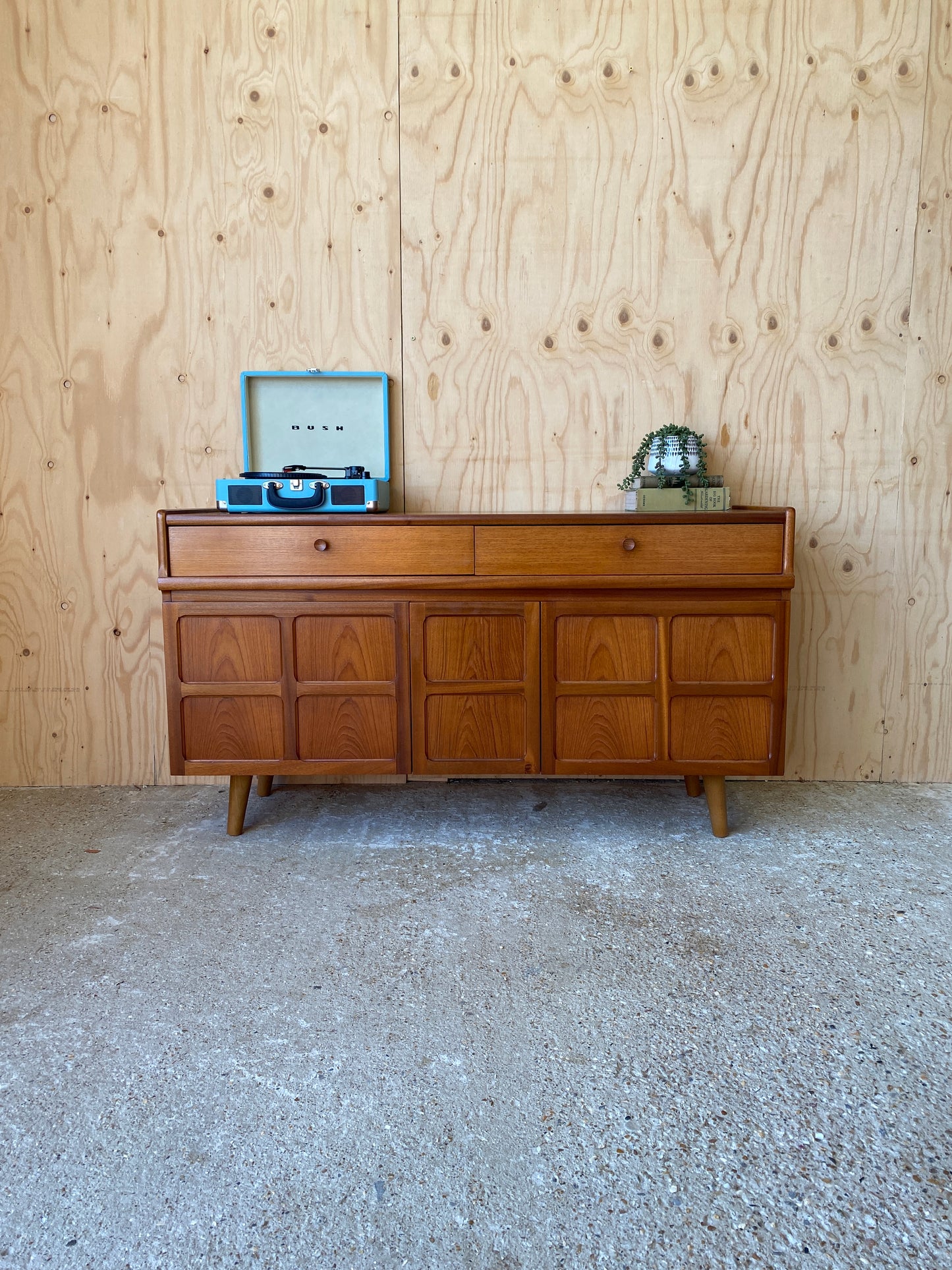 Retro Vintage Mid Century Sideboard by British makers Nathan