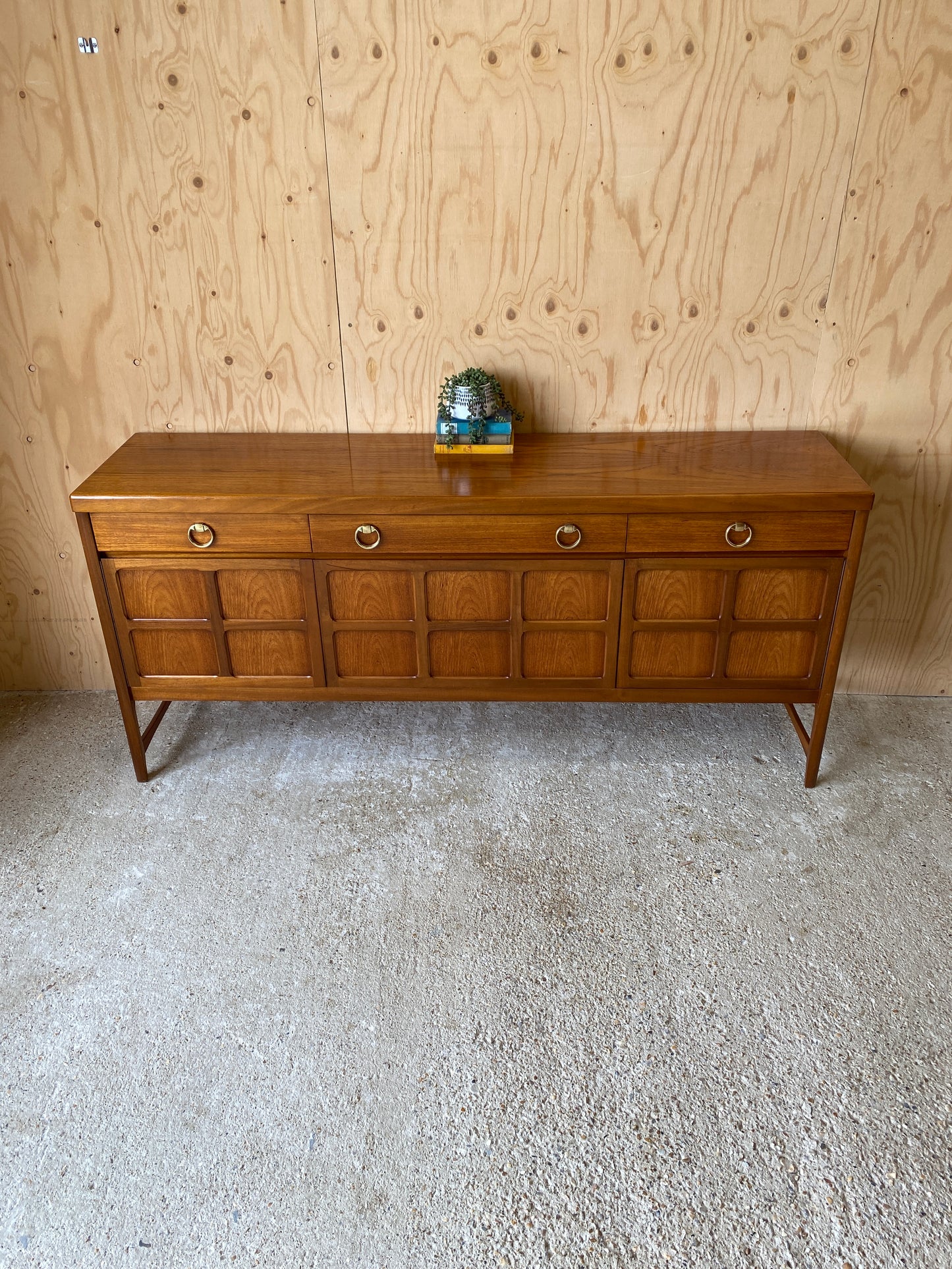 Mid Century Nathan Squares Sideboard