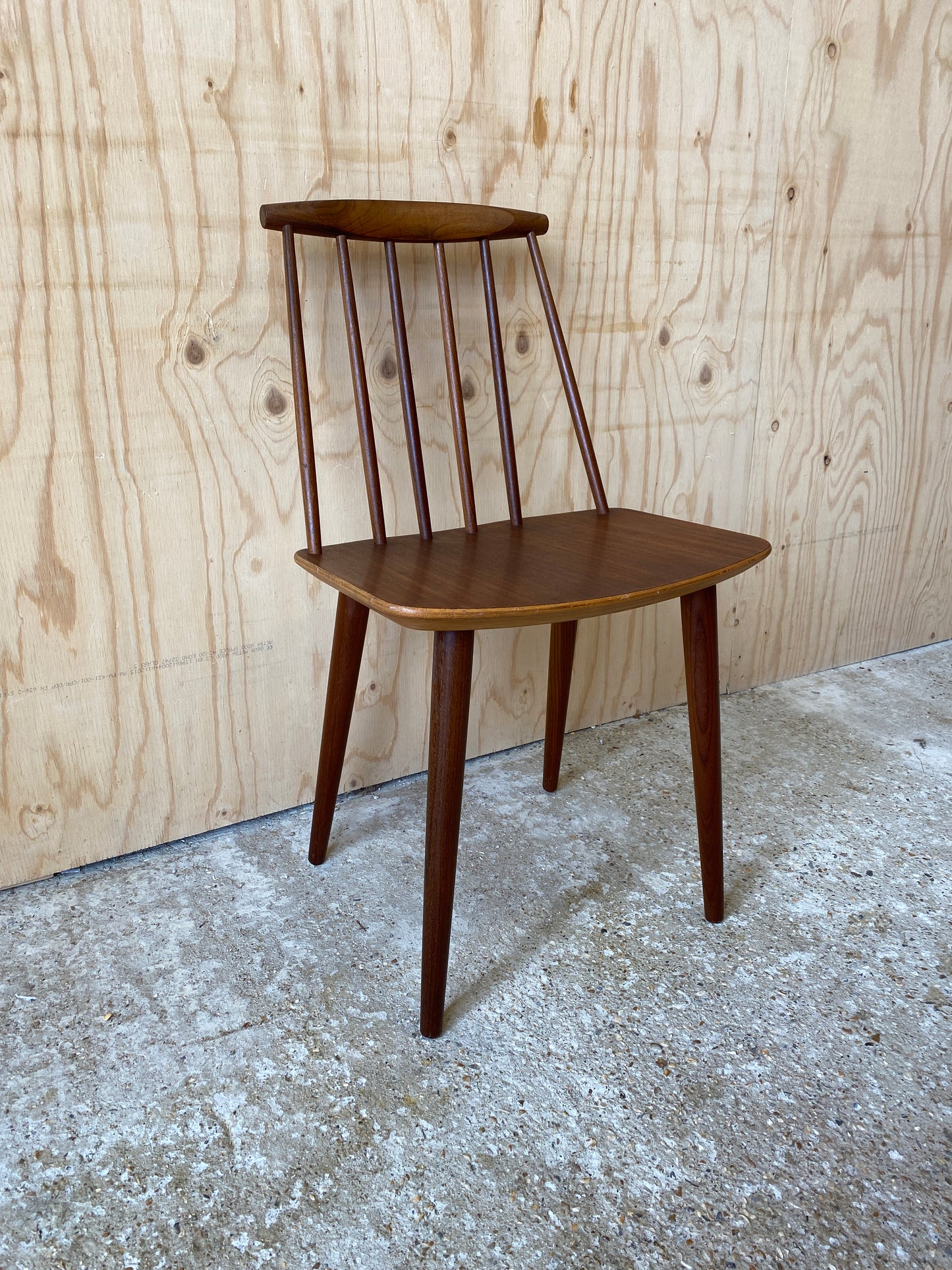 Danish J77 Chair Designed by Folke Pålsson for Domino Mobler