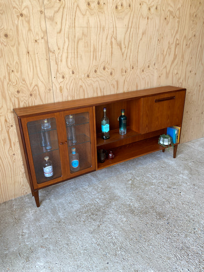 Retro GPlan Fresco Drinks Cabinet with Pull Down Drinks Bar