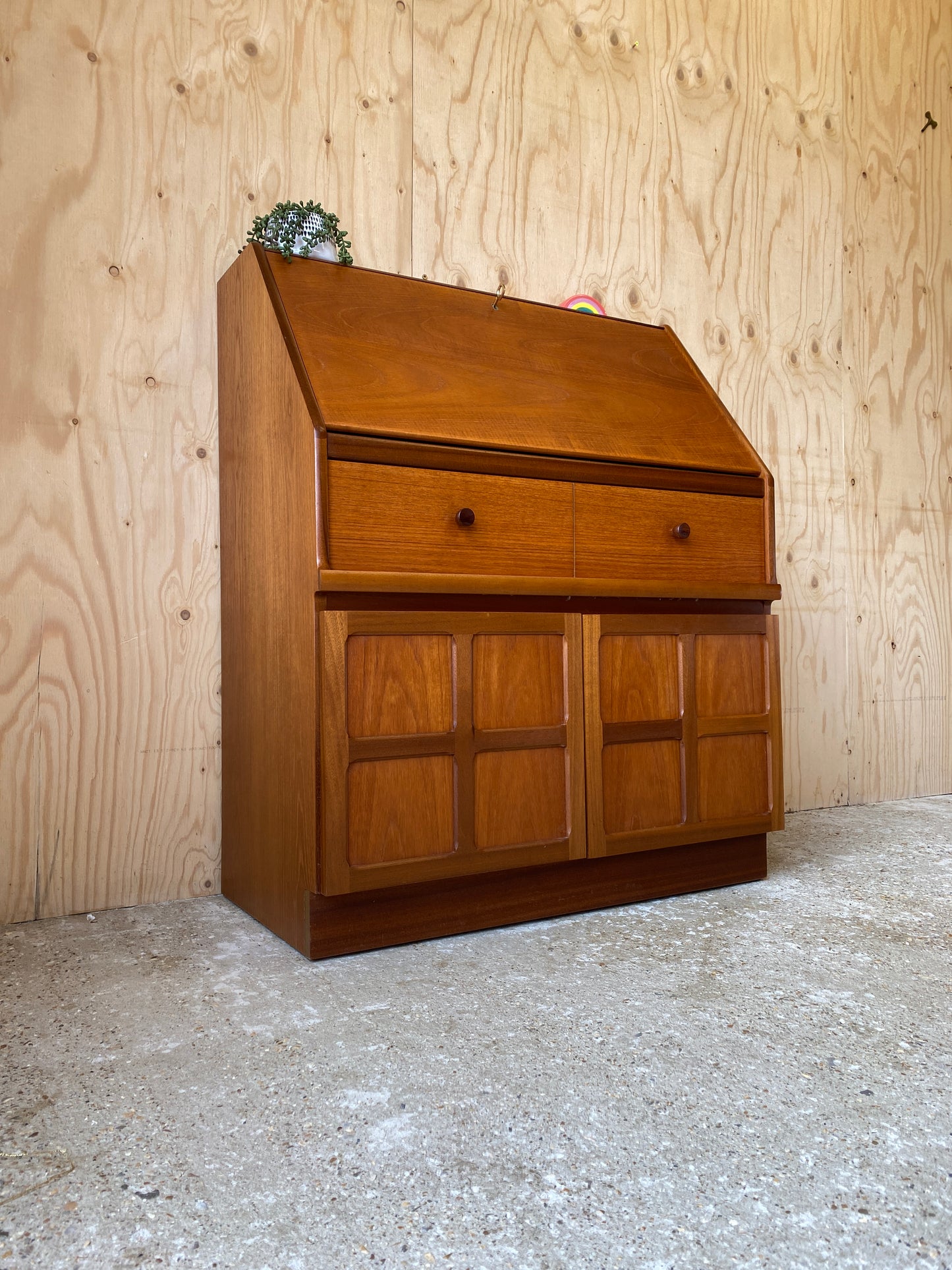 Retro Vintage Mid Century Bureau by British makers Nathan