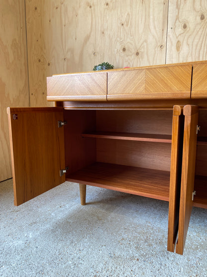 Vintage GPlan Chevron Sideboard