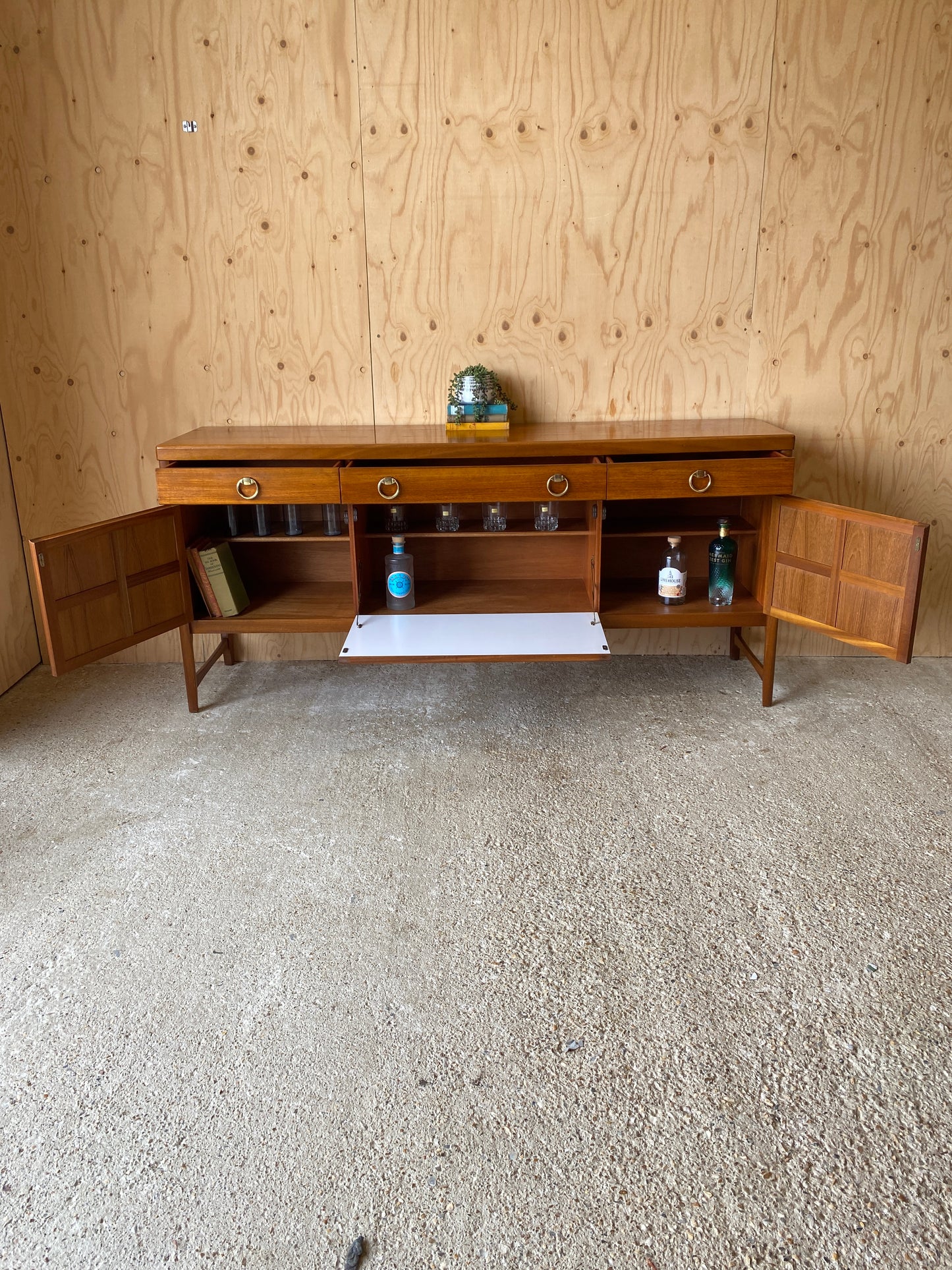 Mid Century Nathan Squares Sideboard