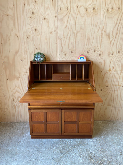 Retro Vintage Mid Century Bureau by British makers Nathan