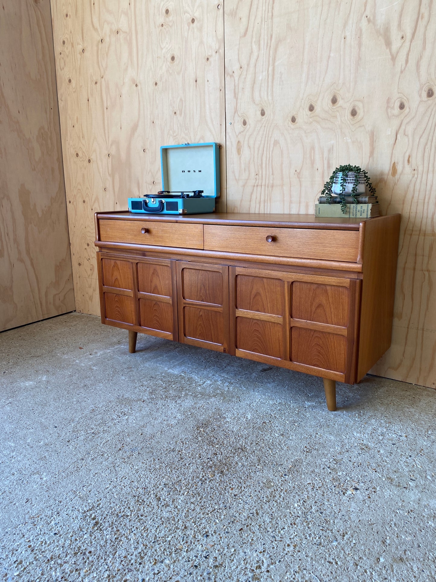 Retro Vintage Mid Century Sideboard by British makers Nathan