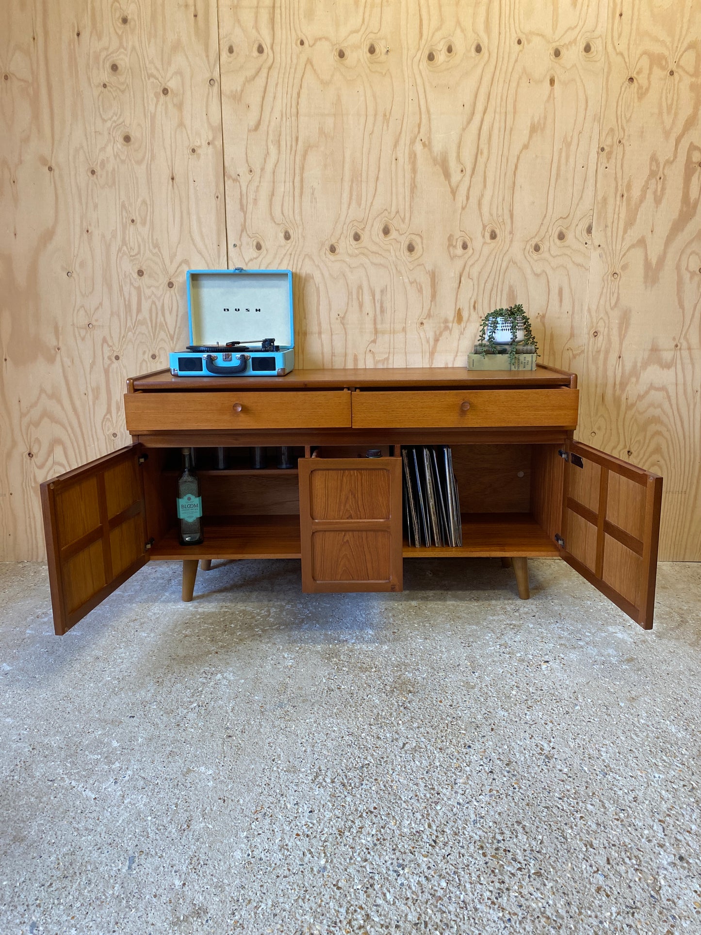 Retro Vintage Mid Century Sideboard by British makers Nathan