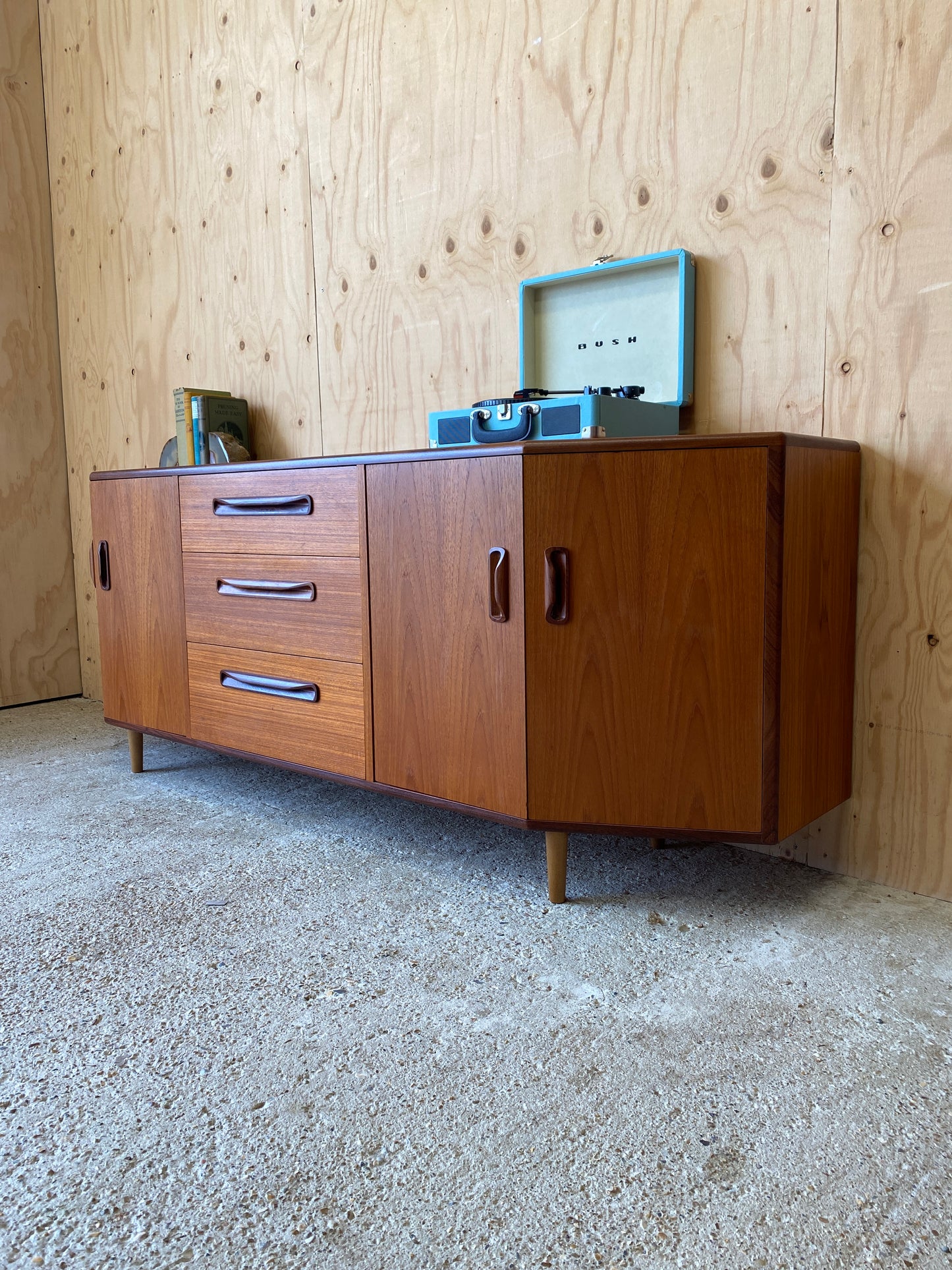 Vintage GPlan Hex Sideboard