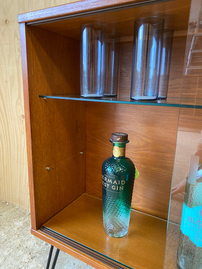 Vintage Retro Beaver & Tapley Cabinet with Glass Sliding Doors