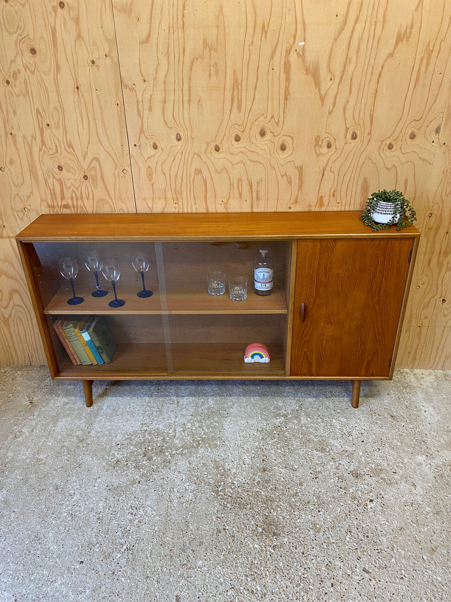 Vintage Glazed Cabinet by Herbert E Gibbs