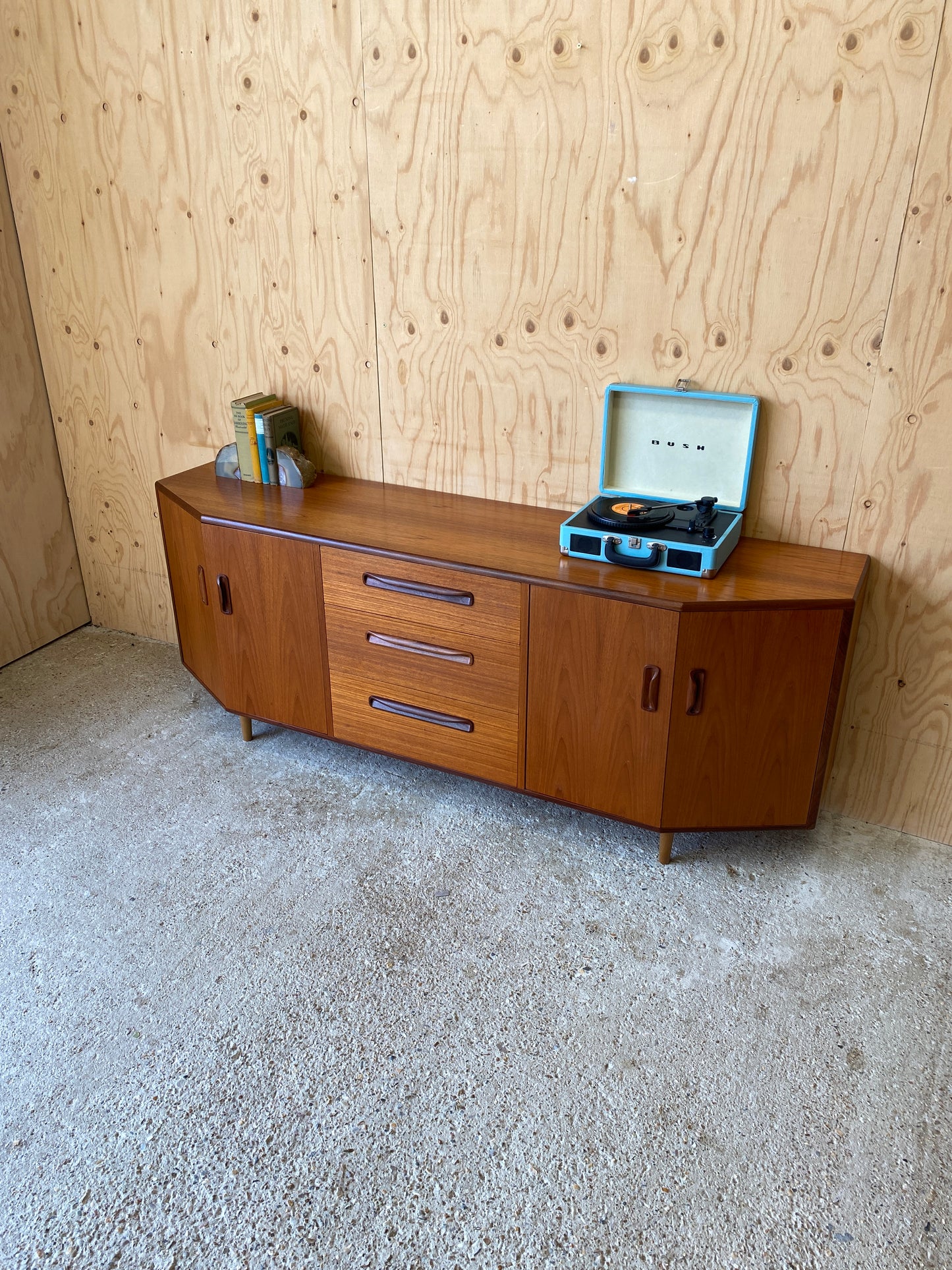 Vintage GPlan Hex Sideboard