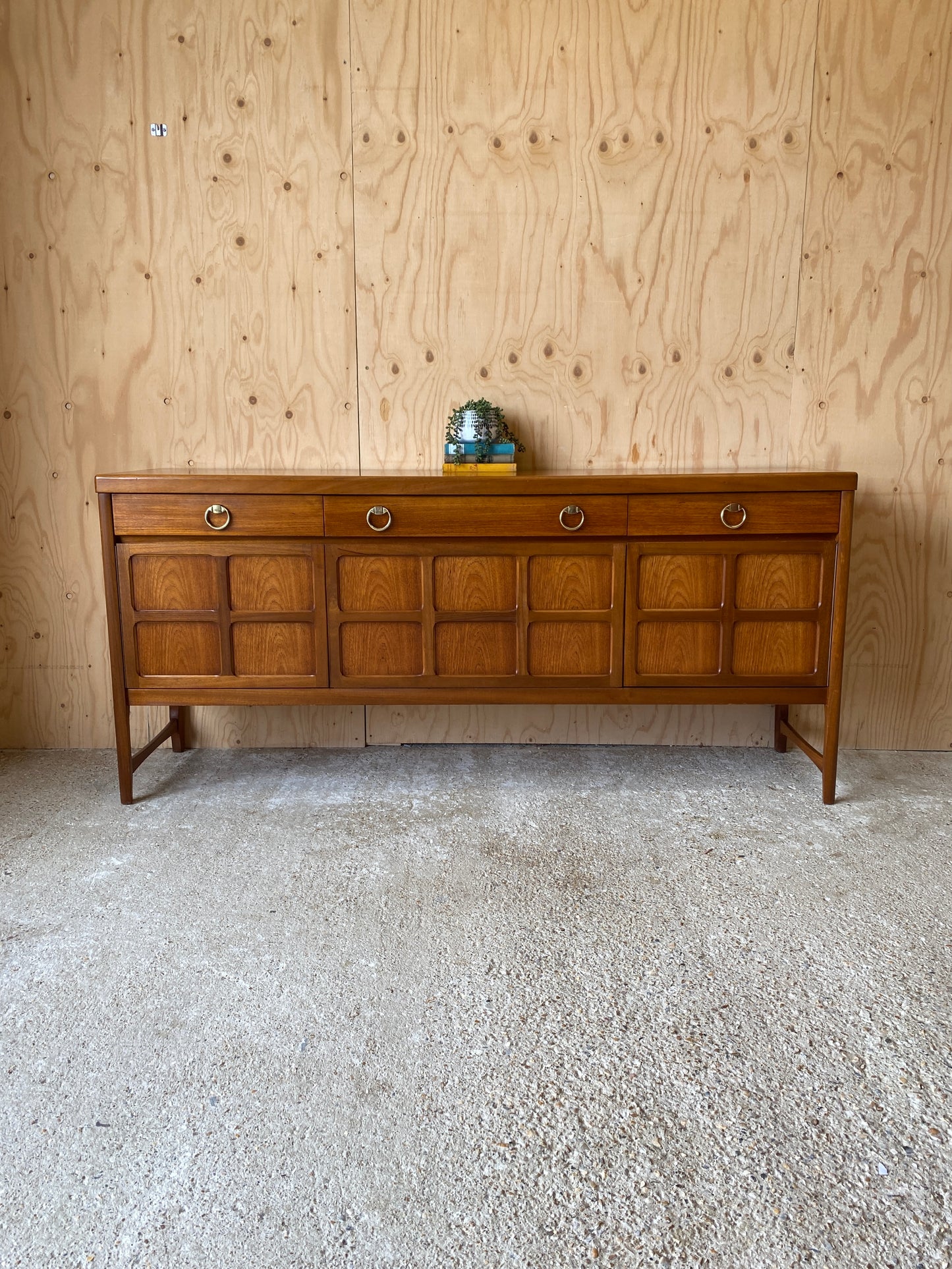 Mid Century Nathan Squares Sideboard