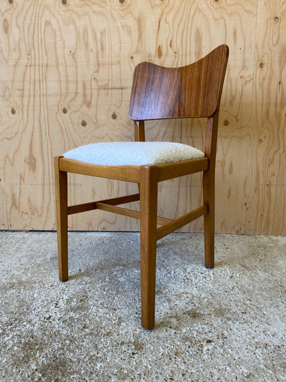 Four Bouclé Dining Chairs