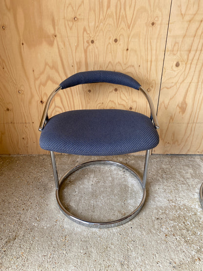 Vintage Chrome Tubular Table & Chairs