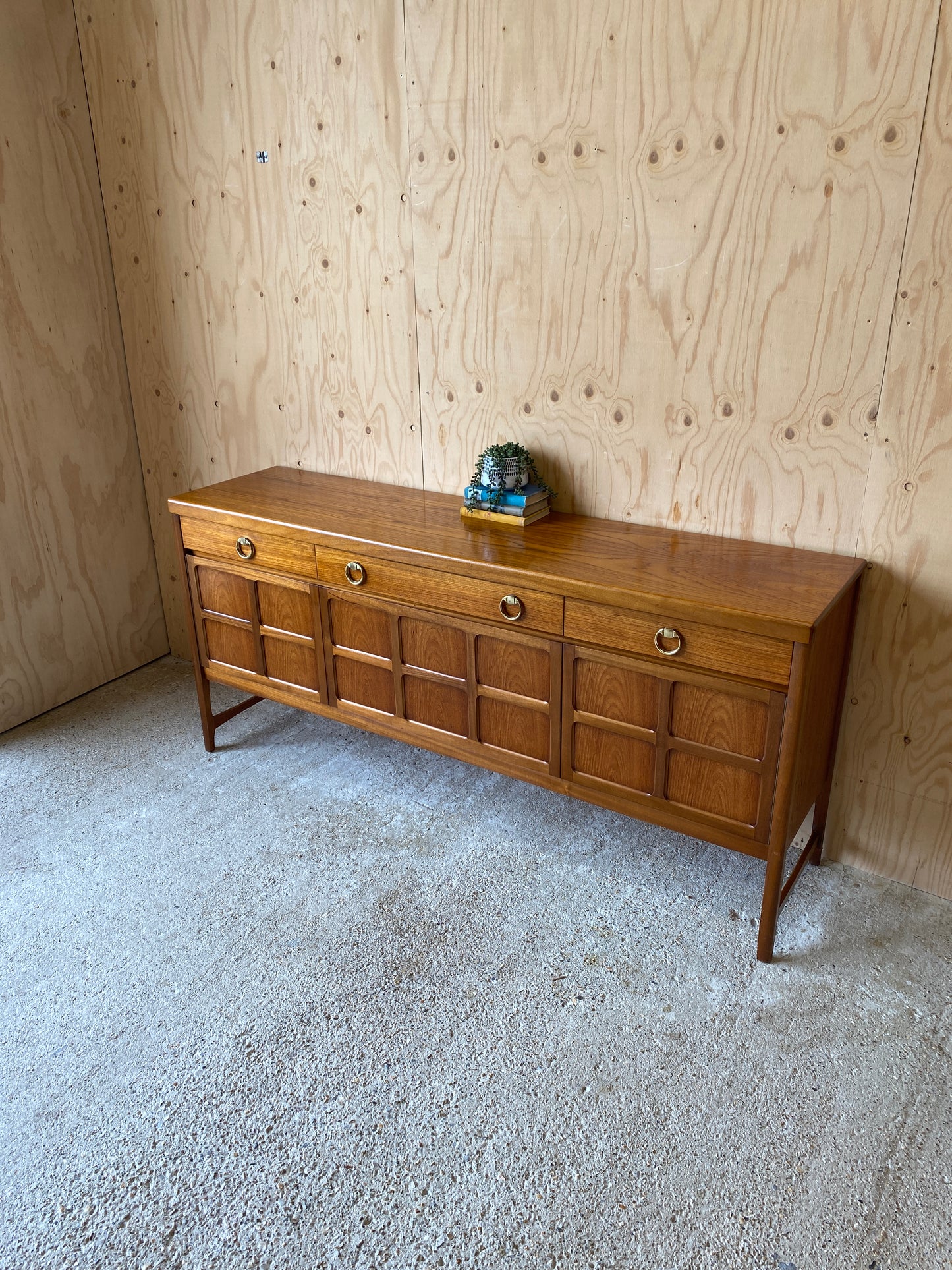 Mid Century Nathan Squares Sideboard