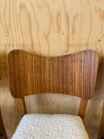 Four Bouclé Dining Chairs
