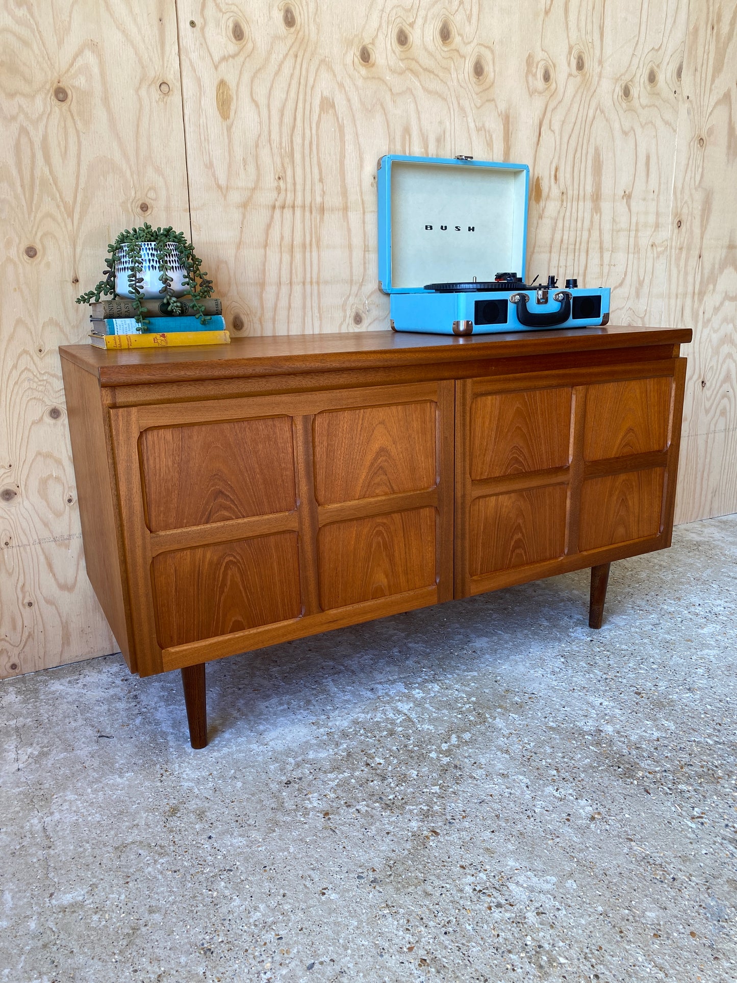 Retro Vintage Mid Century Sideboard by British makers Nathan Furniture