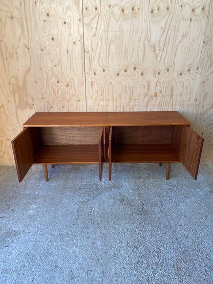 Retro Vintage Sideboard by British makers GPlan on Wooden Tapered Legs