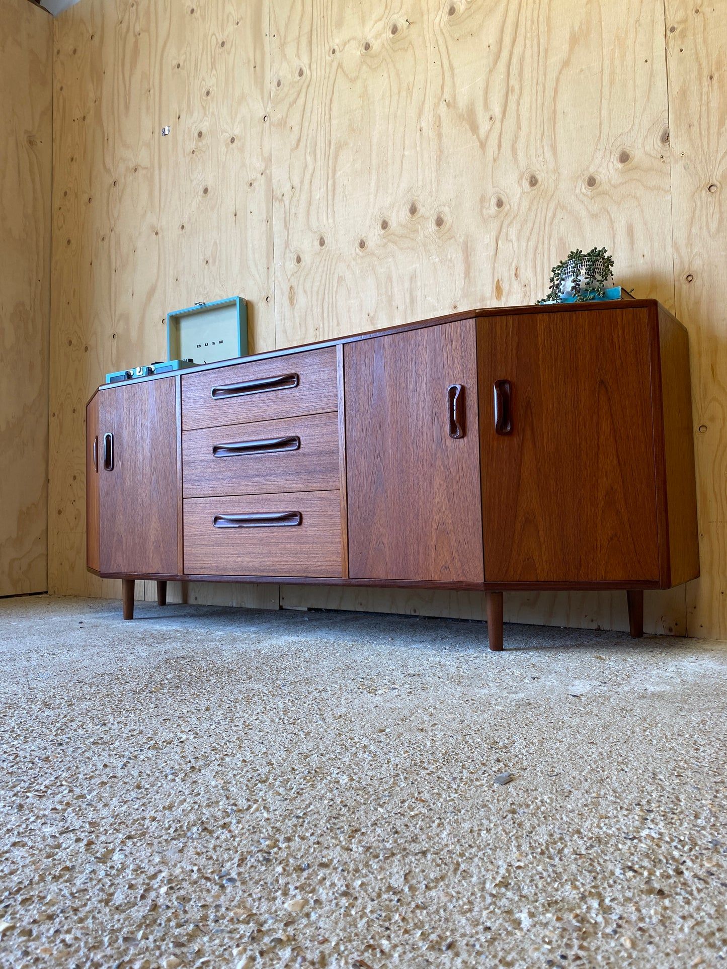 Retro GPlan Hex Sideboard