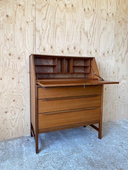 Mid Century Vintage Danish Style Bureau