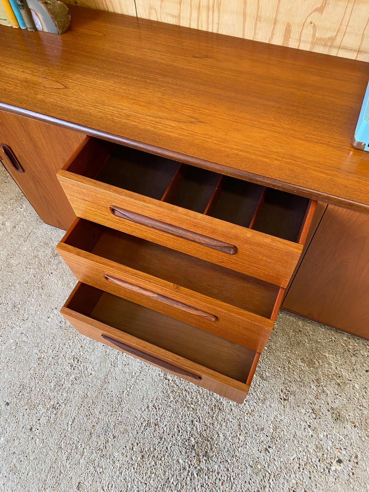 Vintage GPlan Hex Sideboard