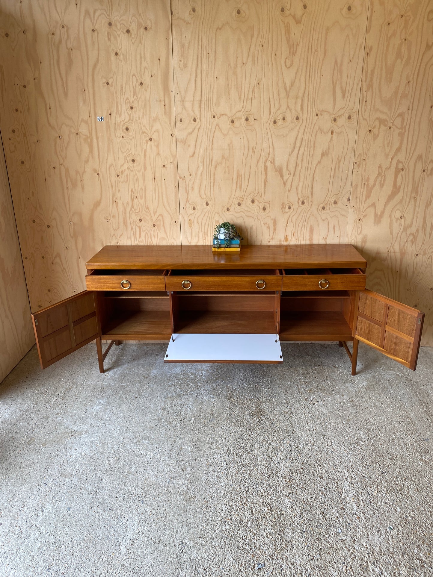 Mid Century Nathan Squares Sideboard