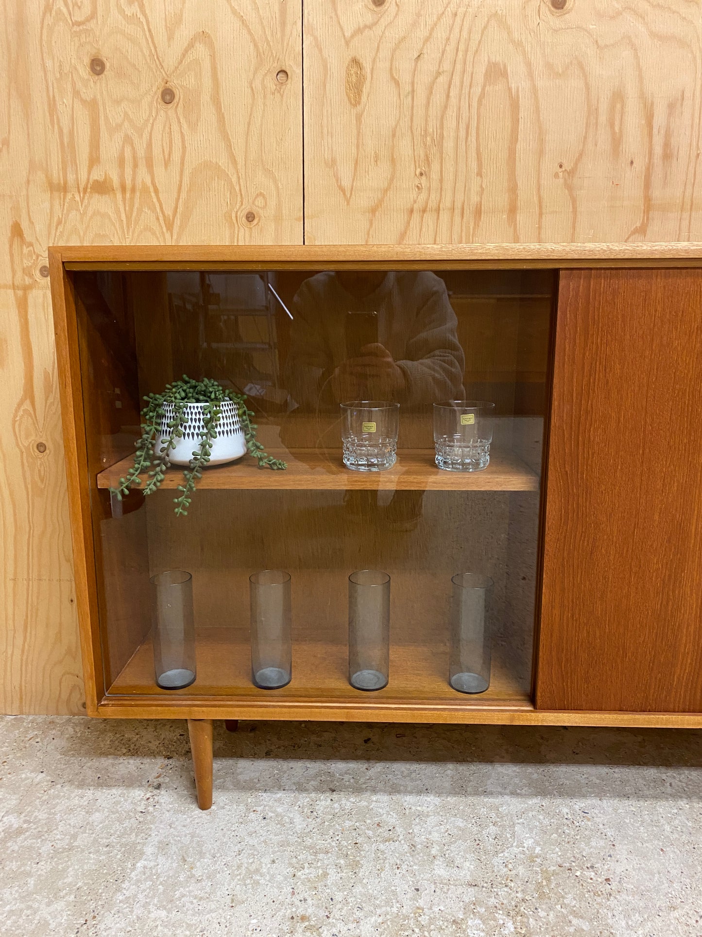 Vintage Glazed Sideboard by Herbert E Gibbs